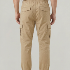 Men's Slim Fit Cargo Pants Utility Pockets Versatile Everyday Casual