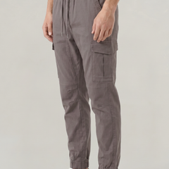 Men's Slim Fit Cargo Pants Utility Pockets Versatile Everyday Casual