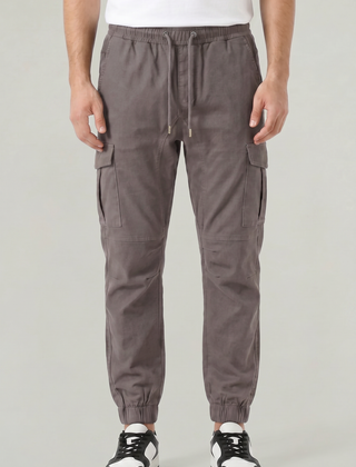 Men's Slim Fit Cargo Pants Utility Pockets Versatile Everyday Casual