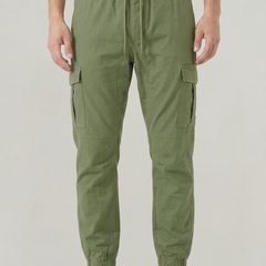 Men's Slim Fit Cargo Pants Utility Pockets Versatile Everyday Casual