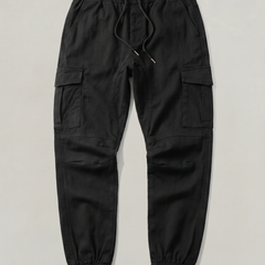 Men's Slim Fit Cargo Pants Utility Pockets Versatile Everyday Casual