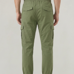 Men's Slim Fit Cargo Pants Utility Pockets Versatile Everyday Casual