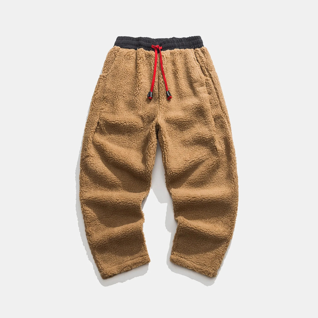 Men's Fleece Lounge Pants Relaxed Fit Drawstring Casual Everyday Wear