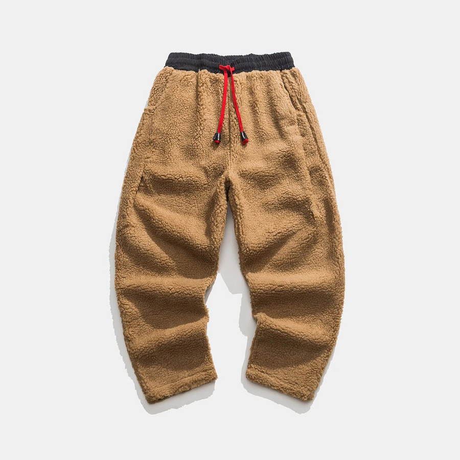 Men's Fleece Lounge Pants Relaxed Fit Drawstring Casual Everyday Wear