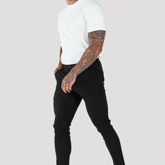 Men's Tailored Pants Slim Fit Classic Style Versatile Everyday Wear