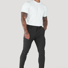 Men's Tailored Pants Slim Fit Classic Style Versatile Everyday Wear