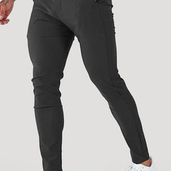 Men's Tailored Pants Slim Fit Classic Style Versatile Everyday Wear
