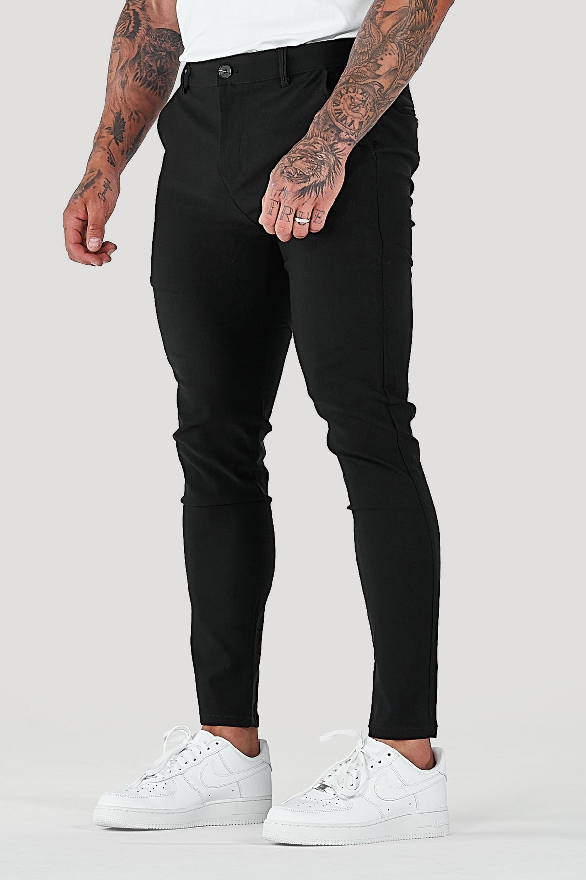 Men's Tailored Pants Slim Fit Classic Style Versatile Everyday Wear