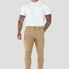 Men's Tailored Pants Slim Fit Classic Style Versatile Everyday Wear
