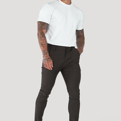 Men's Tailored Pants Slim Fit Classic Style Versatile Everyday Wear