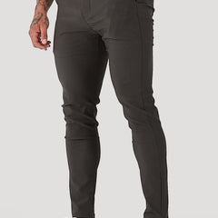 Men's Tailored Pants Slim Fit Classic Style Versatile Everyday Wear