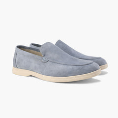 Men's Suede Loafers Slip-On Classic Stylish Versatile Everyday Footwear