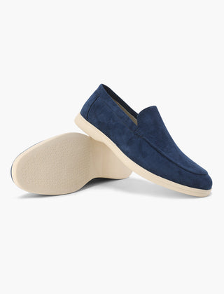 Men's Suede Loafers Slip-On Classic Stylish Versatile Everyday Footwear