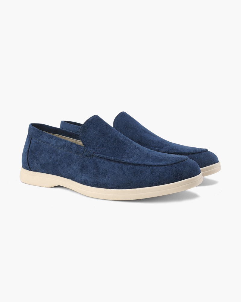 Men's Suede Loafers Slip-On Classic Stylish Versatile Everyday Footwear