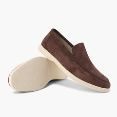 Men's Suede Loafers Slip-On Classic Stylish Versatile Everyday Footwear