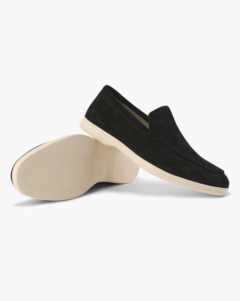 Men's Suede Loafers Slip-On Classic Stylish Versatile Everyday Footwear