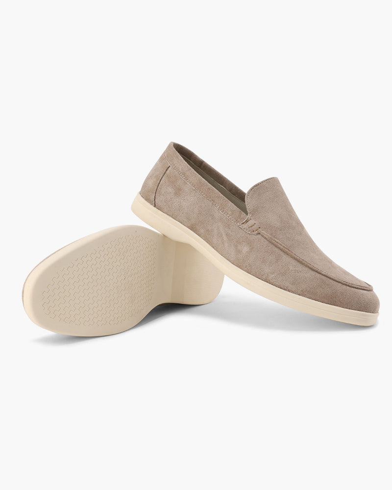 Men's Suede Loafers Slip-On Classic Stylish Versatile Everyday Footwear