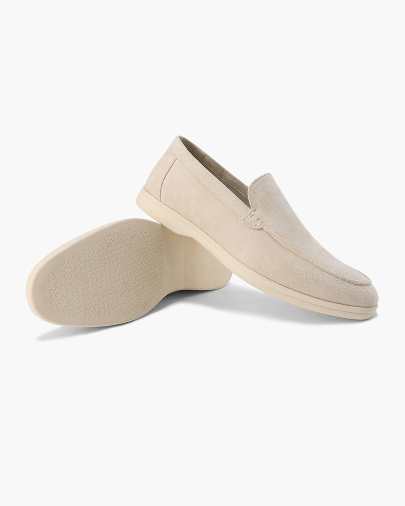 Men's Suede Loafers Slip-On Classic Stylish Versatile Everyday Footwear
