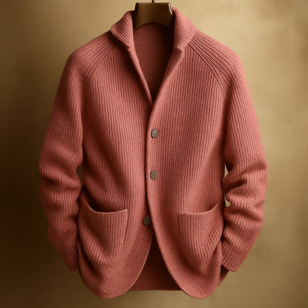 Men's Corduroy Jacket Tailored Fit Button Closure Classic Casual Wear