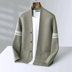 Men's Cardigan Sweater Button-Up Long Sleeve Casual Layering Everyday