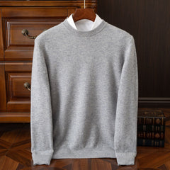 Men's Casual Knit Sweater Long-Sleeve Crew Neck Relaxed Fit Everyday