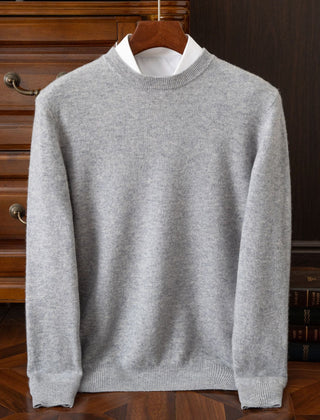 Men's Casual Knit Sweater Long-Sleeve Crew Neck Relaxed Fit Everyday