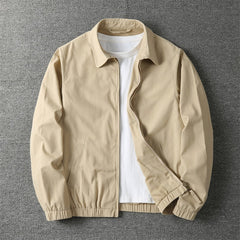 Men's Casual Jacket Relaxed Fit Long Sleeve Button Closure Everyday Wear