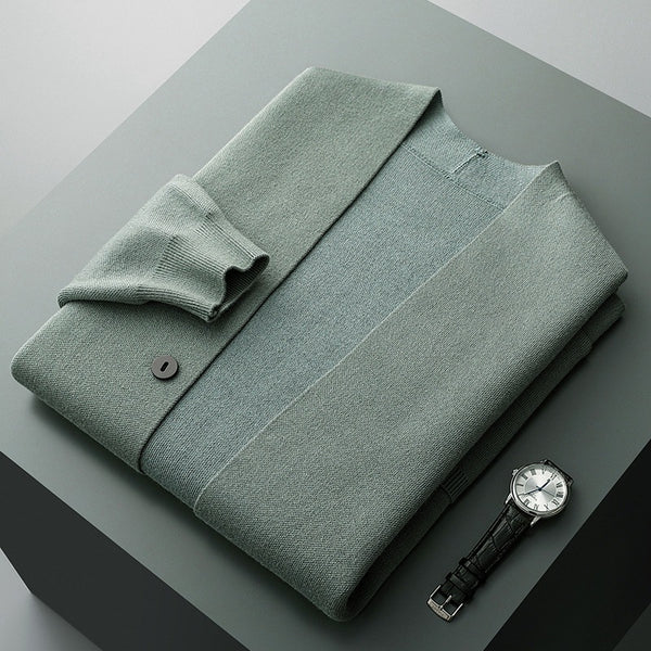 Men's Cardigan Sweater Button-Up Long Sleeve Casual Layering Everyday