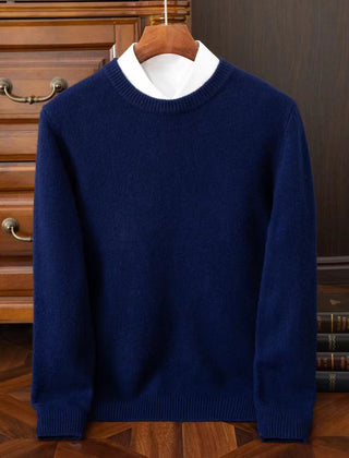Men's Casual Knit Sweater Long-Sleeve Crew Neck Relaxed Fit Everyday