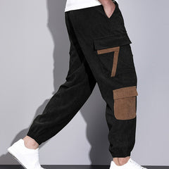 Men's Casual Cargo Joggers Relaxed Fit Multi-Pocket Everyday Activewear