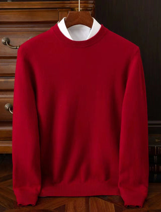 Men's Casual Knit Sweater Long-Sleeve Crew Neck Relaxed Fit Everyday