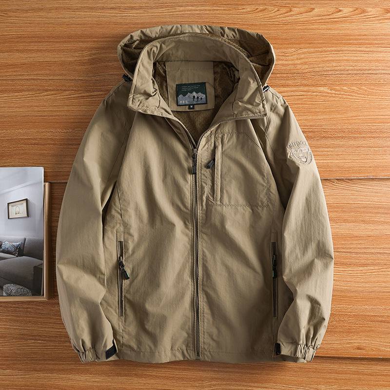 Men's Casual Jacket Relaxed Fit Long Sleeve Button-Up Everyday Layering