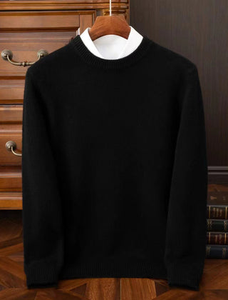 Men's Casual Knit Sweater Long-Sleeve Crew Neck Relaxed Fit Everyday