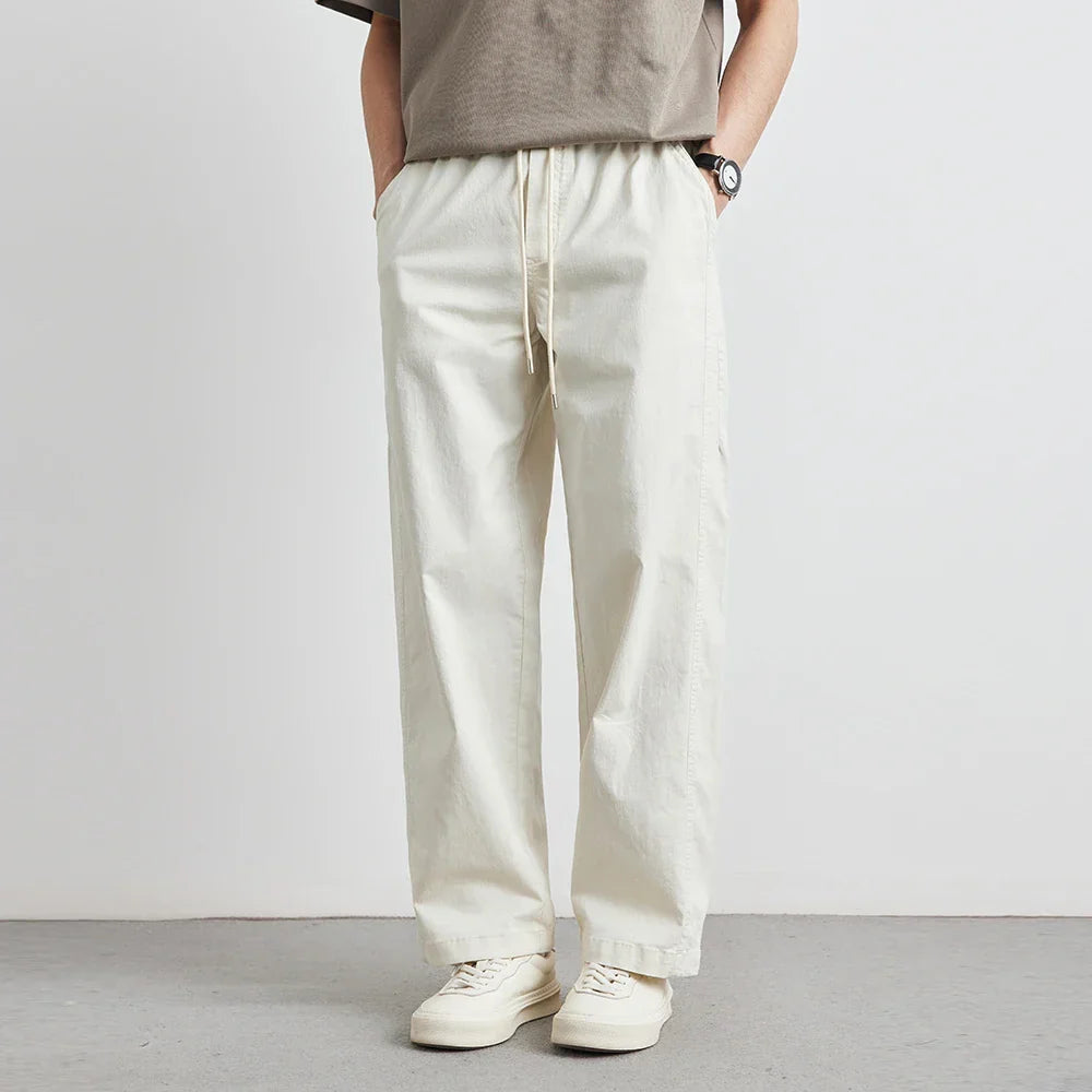 Men's Relaxed Fit Wide Leg Pants Casual Everyday Versatile Comfort