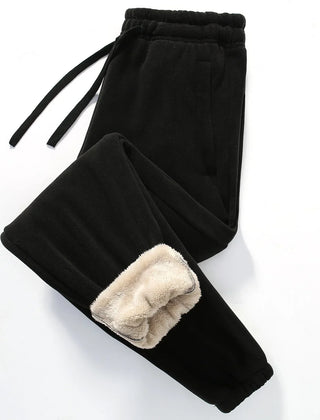 Men's Cozy Lined Joggers Relaxed Fit Casual Everyday Lounge Wear