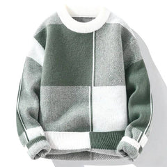 Men's Knit Sweater Relaxed Fit Long Sleeve Crew Neck Casual Everyday