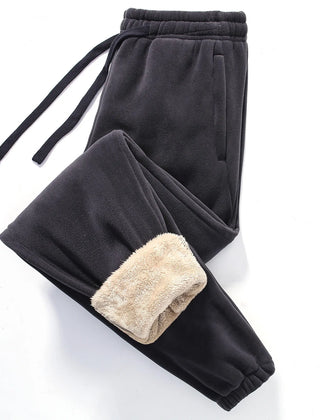 Men's Cozy Lined Joggers Relaxed Fit Casual Everyday Lounge Wear
