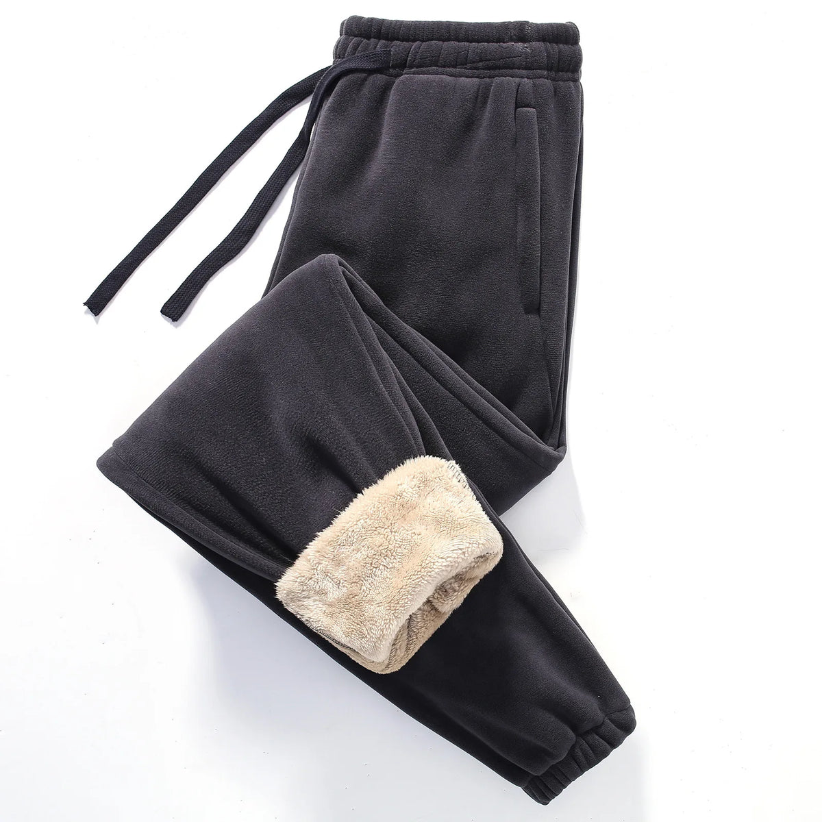 Men's Cozy Lined Joggers Relaxed Fit Casual Everyday Lounge Wear