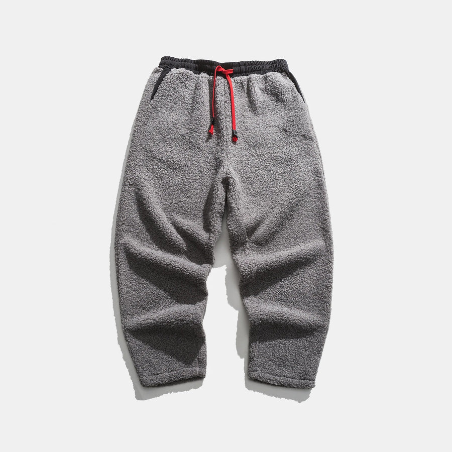 Men's Fleece Lounge Pants Relaxed Fit Drawstring Casual Everyday Wear