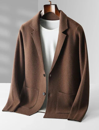 Men's Cozy Open Front Cardigan Long Sleeve Relaxed Fit Layering Casual