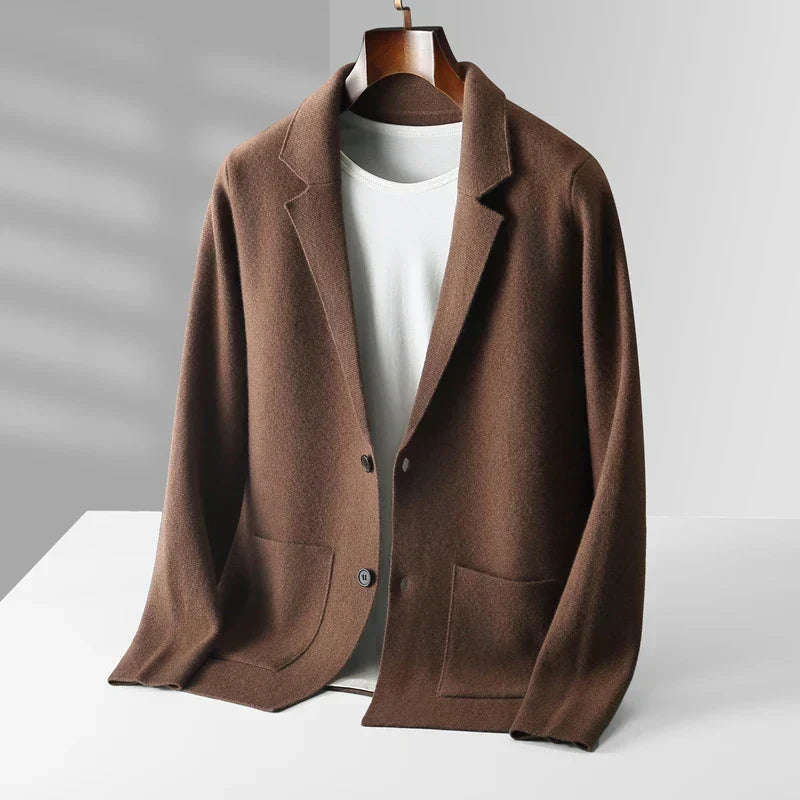 Men's Cozy Open Front Cardigan Long Sleeve Relaxed Fit Layering Casual