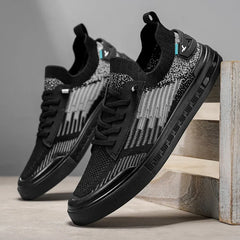 Men's Slip-On Knit Sneakers Casual Everyday Stylish