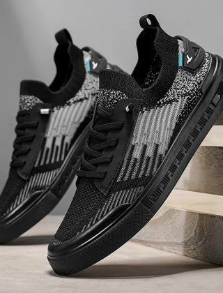 Men's Slip-On Knit Sneakers Casual Everyday Stylish