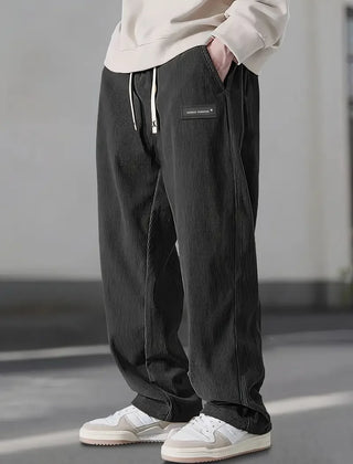 Men's Casual Corduroy Pants Relaxed Fit Everyday Versatile