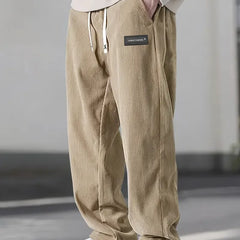 Men's Casual Corduroy Pants Relaxed Fit Everyday Versatile