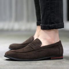 Men's Stylish Slip-On Loafers Casual Everyday Versatile Footwear