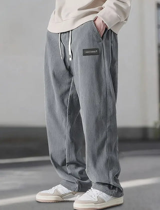 Men's Casual Corduroy Pants Relaxed Fit Everyday Versatile