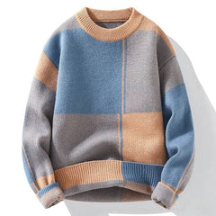 Men's Knit Sweater Relaxed Fit Long Sleeve Crew Neck Casual Everyday