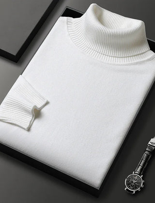 Men's Cozy Knit Sweater Long Sleeve Crew Neck Relaxed Fit Casual