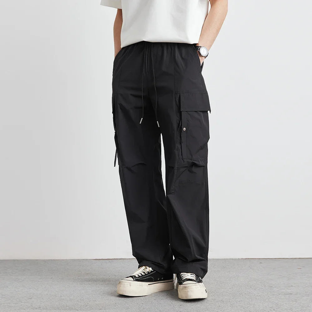 Men's Casual Relaxed Fit Pants Versatile Everyday Wear